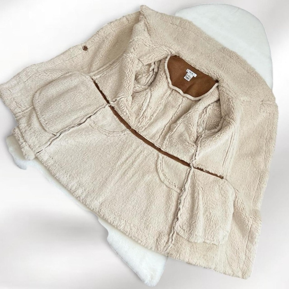 Vintage Cache Tan Shearling Jacket - image 6